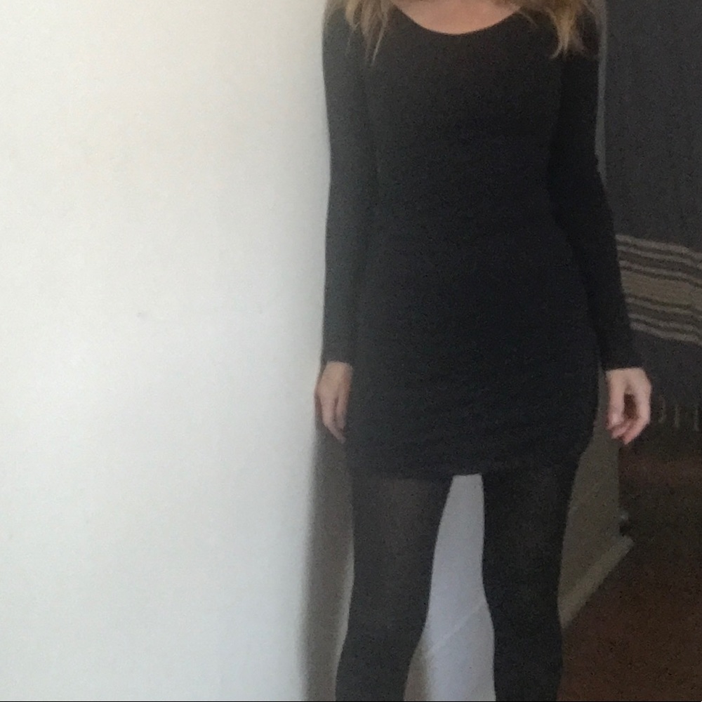 Kookai Long-Sleeve Bodycon Dress - Picture 4 of 11